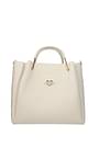 Love Moschino Handbags Women Polyurethane Beige Ivory