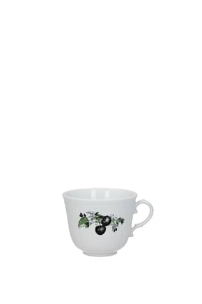Richard Ginori Coffee and Tea rametto di ciliegie set x 6 Home Porcelain White