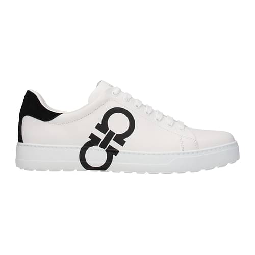 Salvatore Ferragamo Sneakers number Men NUMBER0747213 Leather White ...