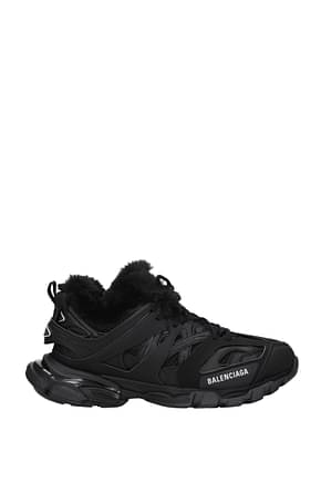 Balenciaga Sneakers track Men Fabric  Black