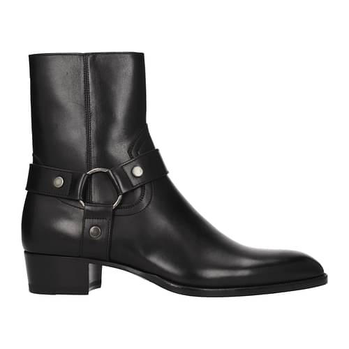 Saint Laurent Ankle Boot Men 6813311YL001000 Leather Black 920€