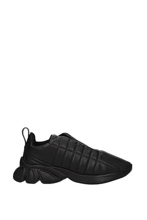 Burberry Sneakers Men Leather Black