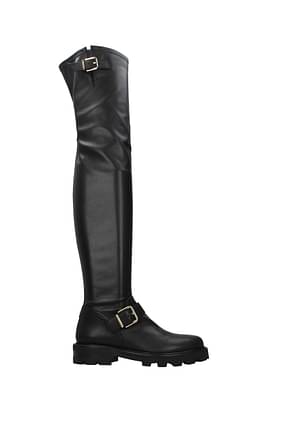 Jimmy Choo Boots Women Leather Black