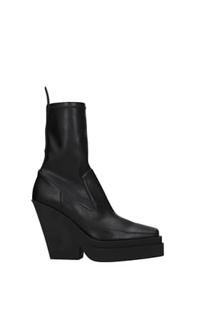 Gia Borghini Ankle boots Women Leather Black