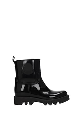 Moncler Ankle boots ginette Women Rubber Black