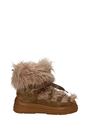Moncler Botines insolux Mujer Mohair Beige Beige Oscuro