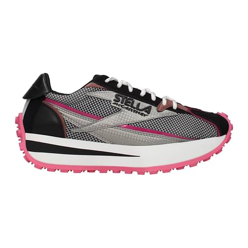 Stella McCartney Sneakers reclypse Women 810116E000501019 Eco Leather Black  Fluo Pink 327€