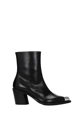 Alexander McQueen Ankle boots Women Leather Black