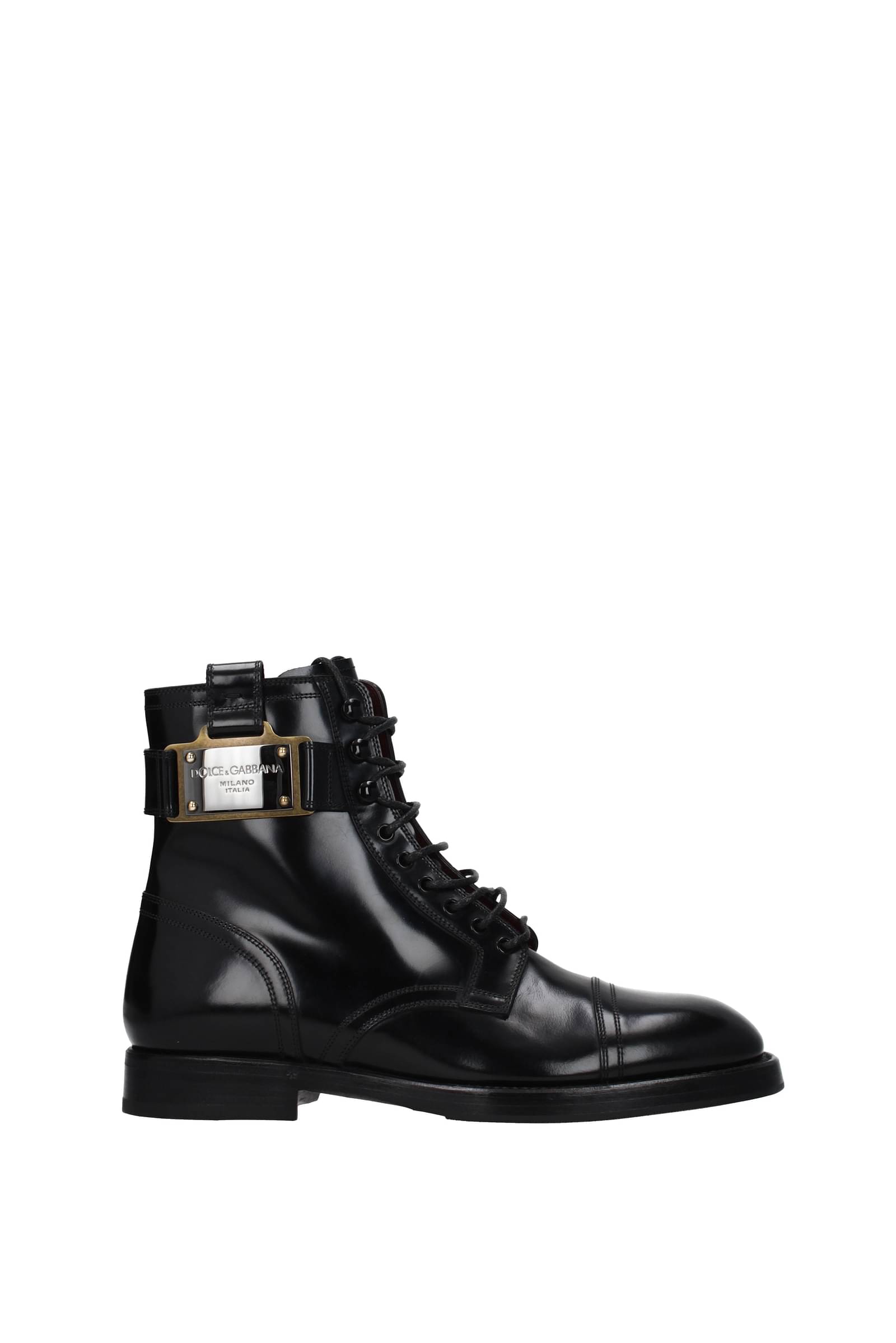 Dolce&Gabbana 踝靴男士A60359A120380999 皮革黑色750€