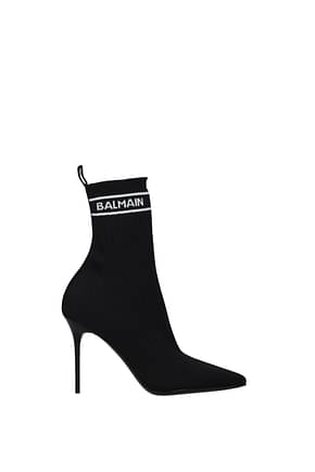 Balmain Ankle boots Women Fabric  Black