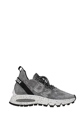 Dsquared2 Sneakers runds2 Hombre Tejido Gris