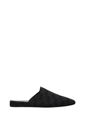 Balenciaga Slippers and clogs Men Fabric  Black