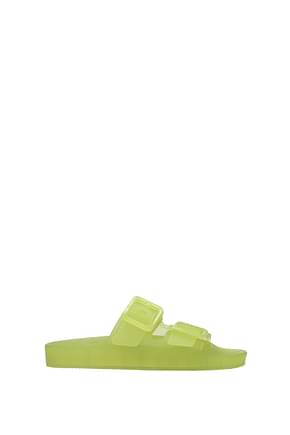 Balenciaga Slippers and clogs Women Rubber Yellow Fluo Yellow