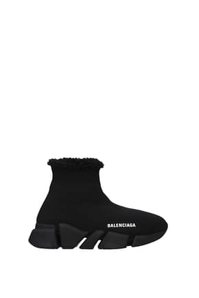 Balenciaga أحذية رياضية speed 2.0 نساء قماش أسود