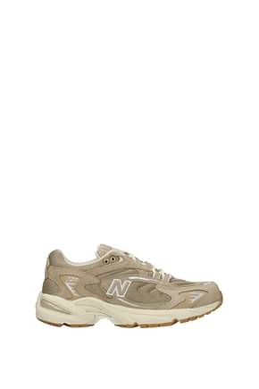 New Balance Sneakers Homme Tissu Beige Sable Clair