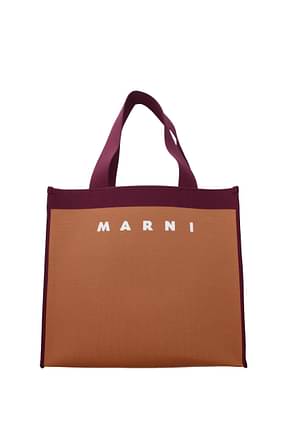 Marni Handbags Women Fabric  Brown Violet