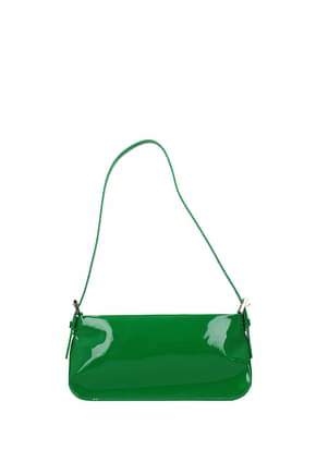 By Far Shoulder bags dulce Women Patent Leather Green Grass