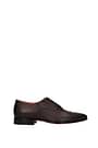 Santoni Lace up and Monkstrap Men Leather Brown Chocolate