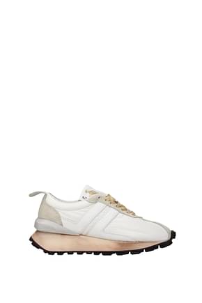 Lanvin Sneakers bumper Donna Tessuto Bianco Bianco