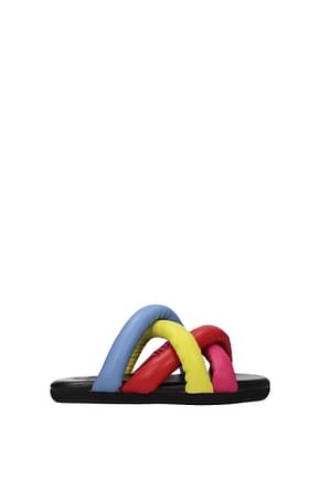 Moncler Slippers and clogs jw anderson Women Leather Multicolor