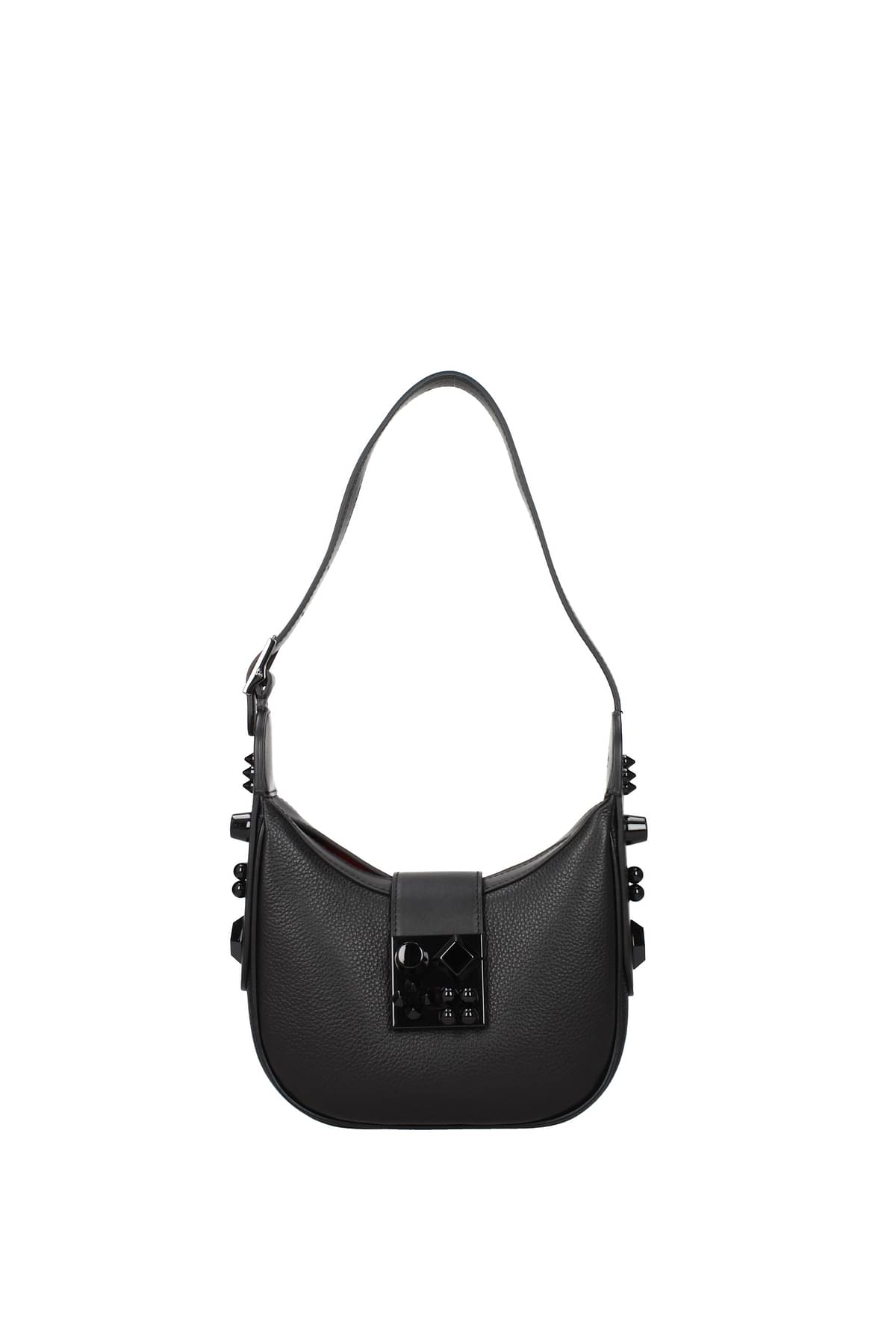 Louboutin Shoulder bags carasky Women 1225182CM53 Leather Black 761,25€