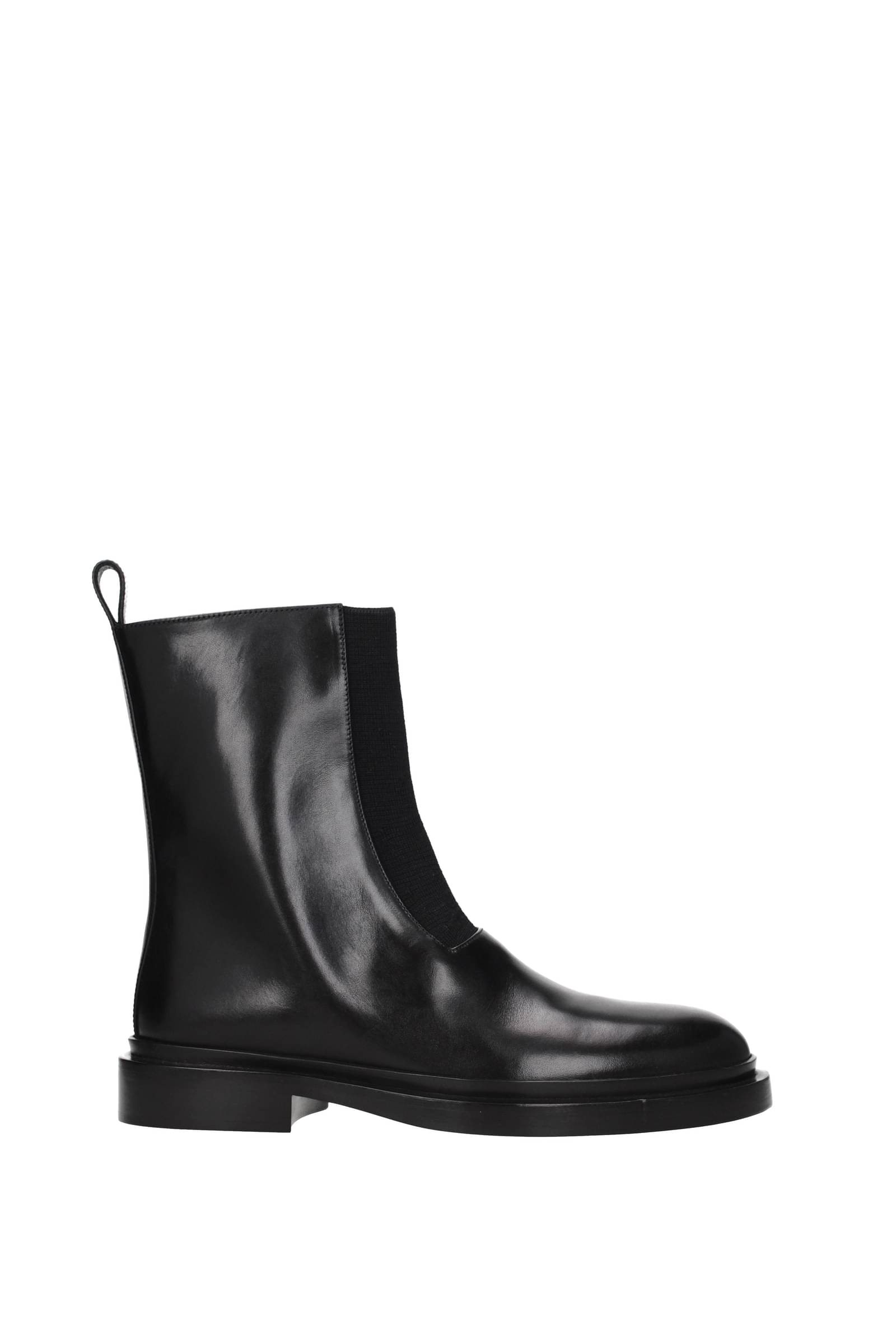 Jil Sander Ankle boots Women J15WU0020PS361001 Leather Black 630€