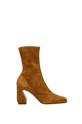 Sergio Rossi Ankle boots si rossi Women Suede Brown Leather