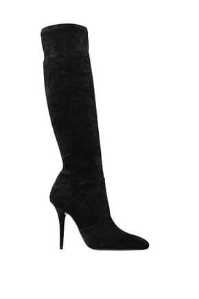 Saint Laurent Boots talia Women Velvet Black