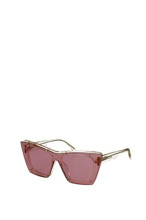 Alexander McQueen Gafas de sol Mujer Acetato Oro Rosa