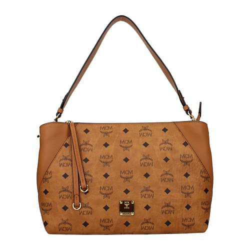 MCM Shoulder bags Women MWSAAKM01CO001 Leather Brown 584€