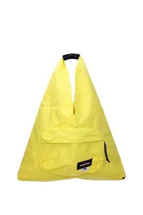 Maison Margiela कंधे पर डालने वाले बैग eastpak mm6 महिलाओं कपड़ा पीला