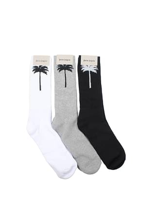 Palm Angels Socken set 3 Herren Baumwolle Mehrfarben