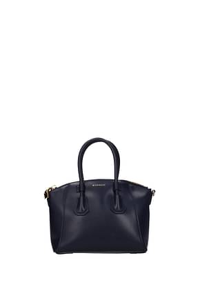 Givenchy Handbags antigona Women Leather Blue Blue Navy