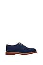 Church's Lace up and Monkstrap downton Men Suede Blue Ink