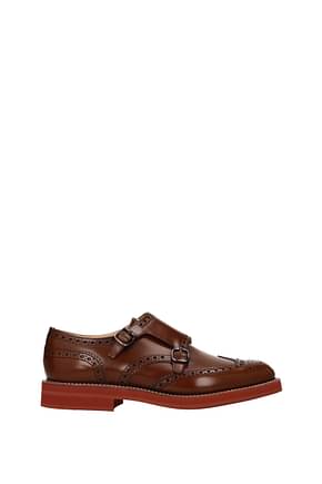 Church's Lace up and Monkstrap kelby 3 Men Leather Brown Sandal Wood