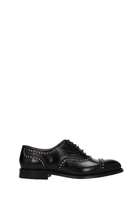 Church's Lace up and Monkstrap ongar met Men Leather Black