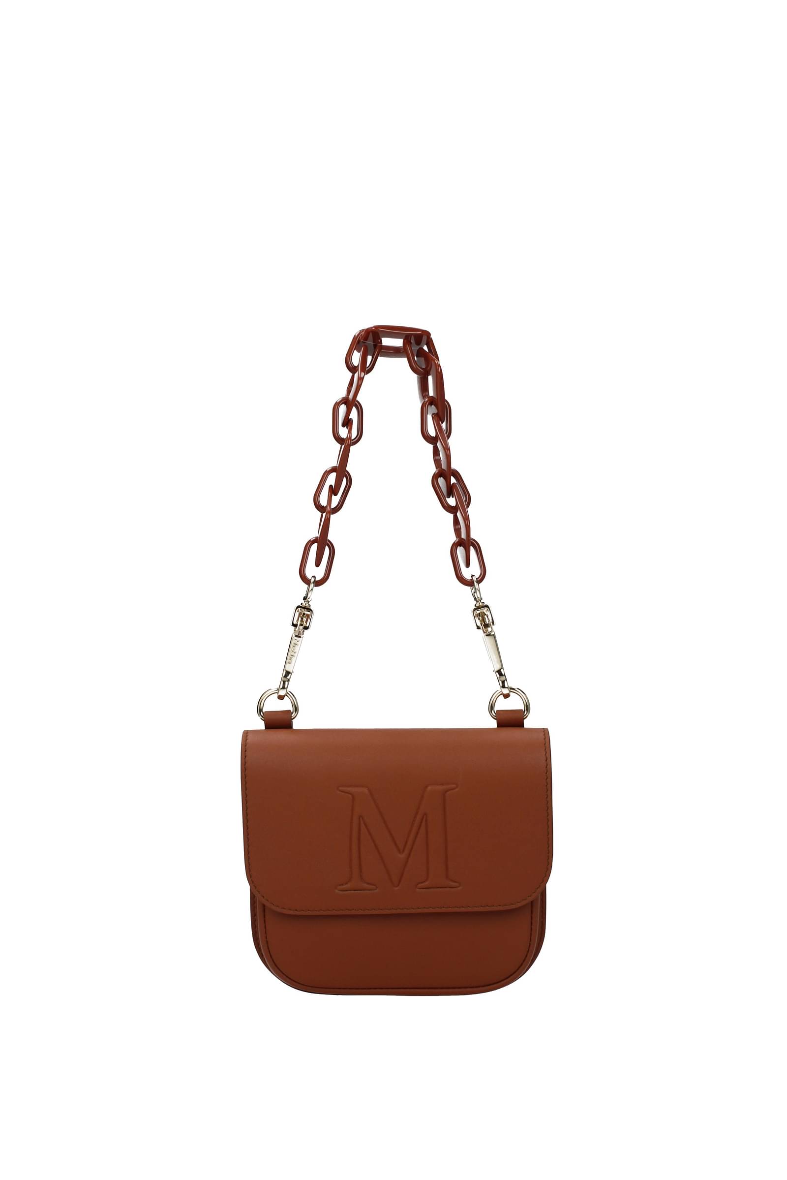 Max Mara Shoulder bags mym Women 45162327600050 Leather Brown 337,5€