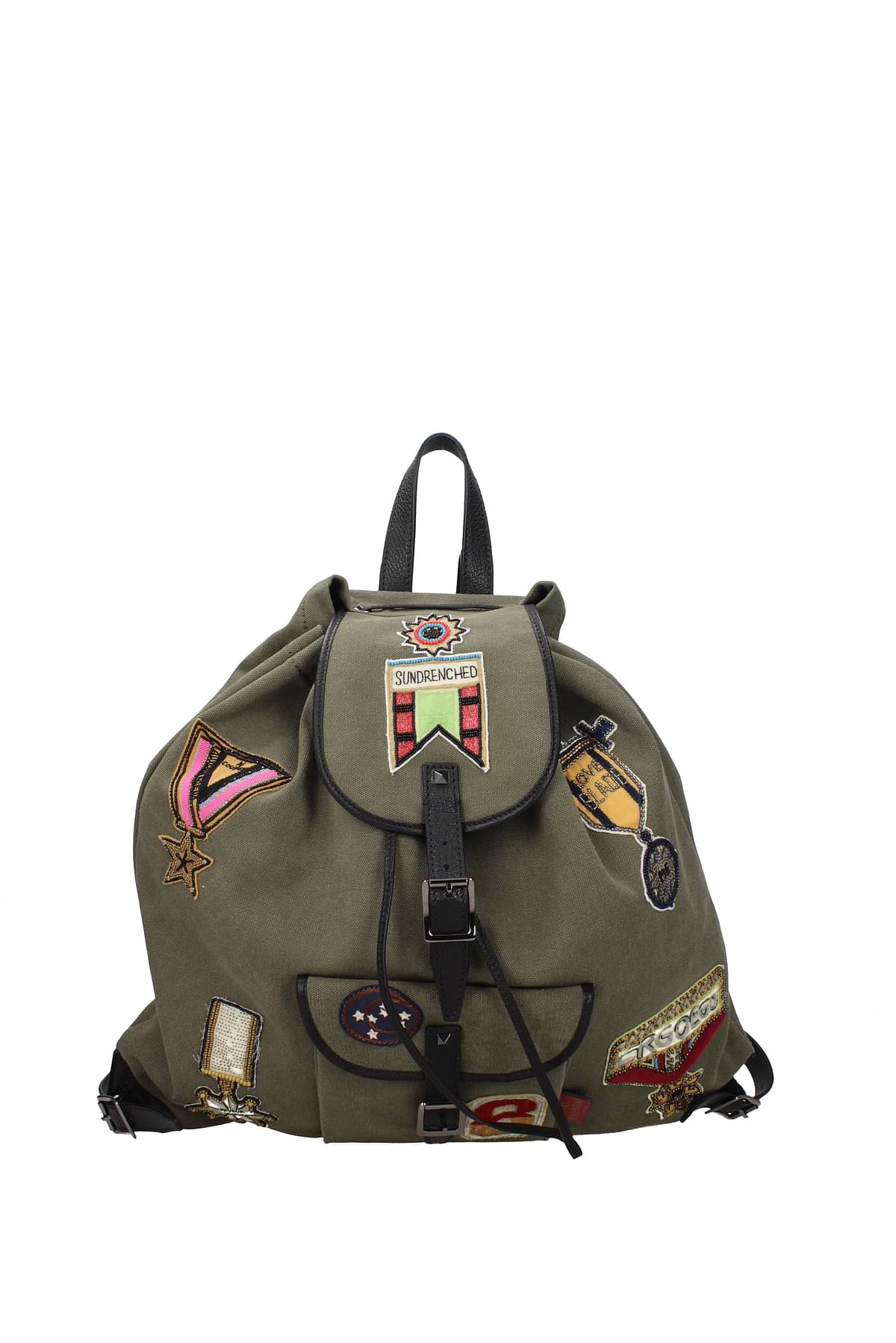 Valentino Garavani Backpack and bumbags Men B0627QTE0MJ Fabric Green 731,25€