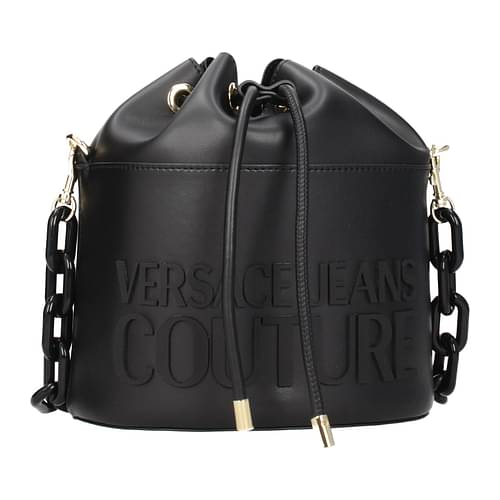 Versace Jeans Shoulder bags couture Women 74VA4BH5ZS613899 Polyurethane  Black 152€