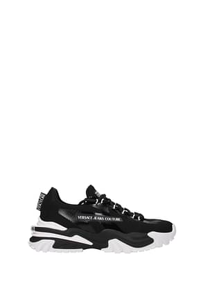 Versace Jeans Sneakers couture Hombre Tejido Negro