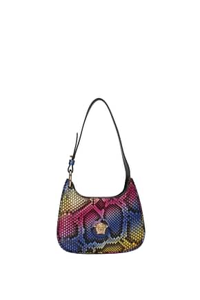 Versace Crossbody Bag Women Leather Python Multicolor