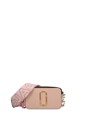Marc Jacobs Crossbody Bag Women Leather Pink Multicolor