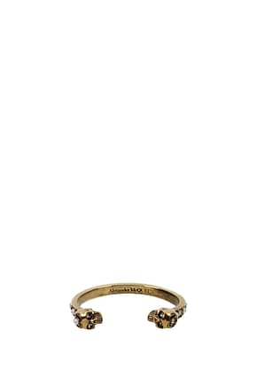 Alexander McQueen Bracelets Femme Cuivre Or