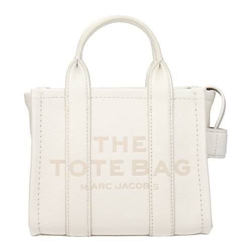 Marc Jacobs Handbags the tote bag Women H053L01RE22140 Leather White Cotton  312€