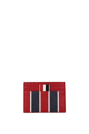 Thom Browne Document holders Men Leather Red Lipstick