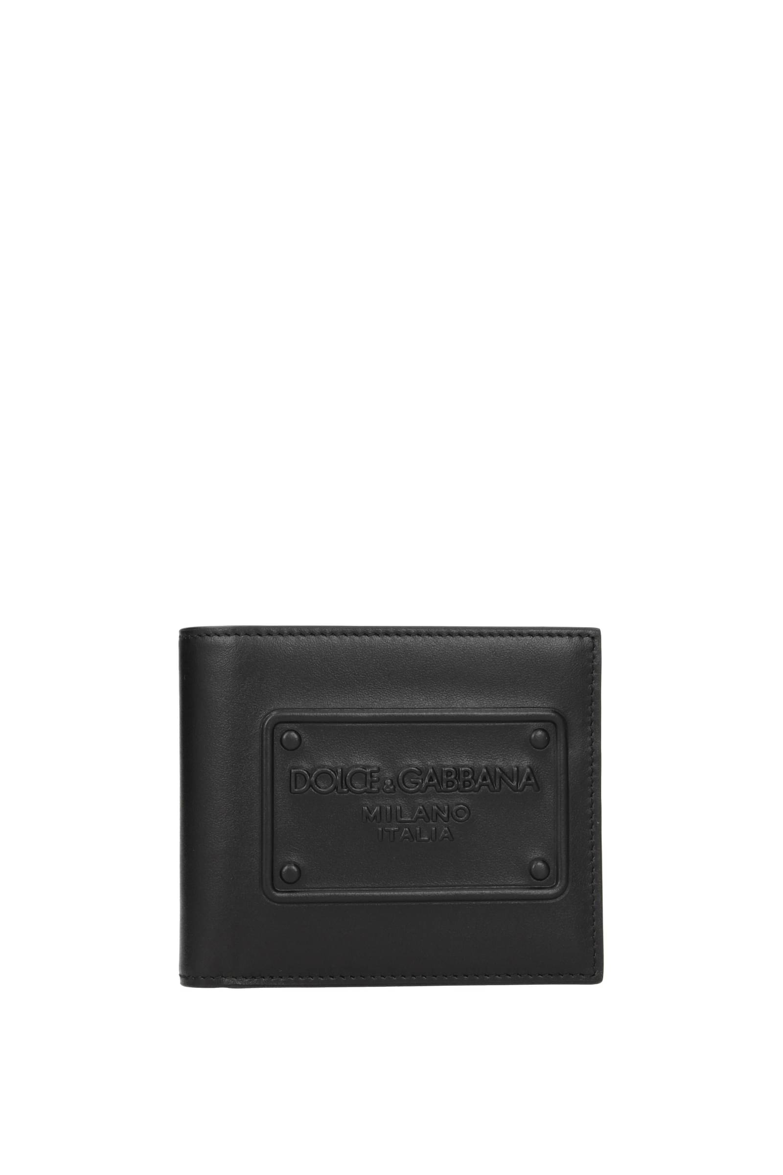 Dolce&Gabbana Wallets Men BP1321AG21880999 Leather Black 252€