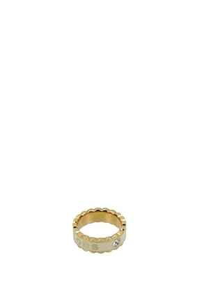 Marc Jacobs Anillos Mujer Bronce Beige Crema