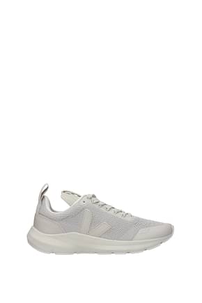Veja Sneakers x rick owens Women Fabric  Gray Antique Pearl