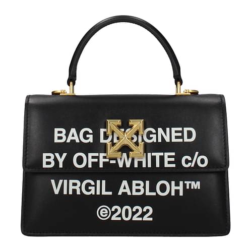 Off-White Handbags jitney 1.4 Women OWNP017LEA0011001 Leather Black White  708,75€