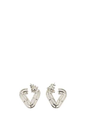 Bottega Veneta Earrings Women Silver Silver